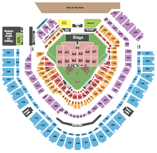 Petco Park Seating Chart